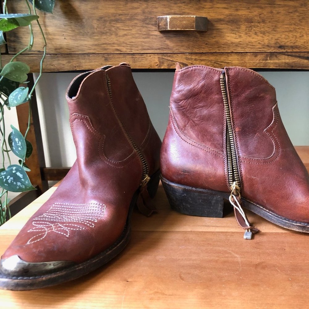 Golden Goose Young Ankle Cowboy Booties - Picture 2 of 6